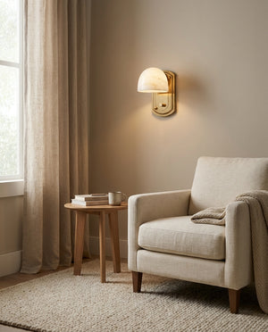 Lorina Alabaster Wall Sconce