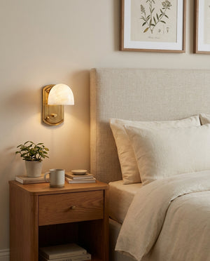 Lorina Alabaster Wall Sconce