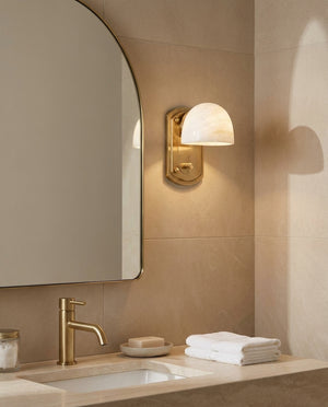 Lorina Alabaster Wall Sconce