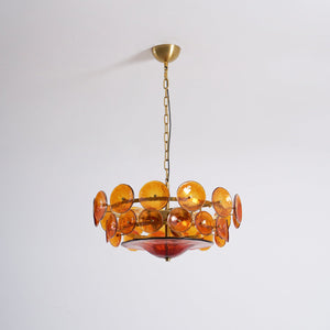 Solaris Disc Murano Chandelier