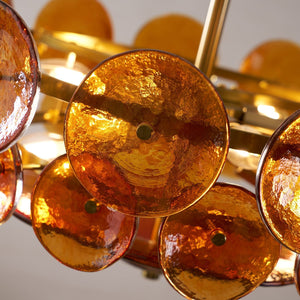 Solaris Disc Murano Chandelier