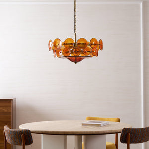 Solaris Disc Murano Chandelier