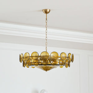 Solaris Disc Murano Chandelier