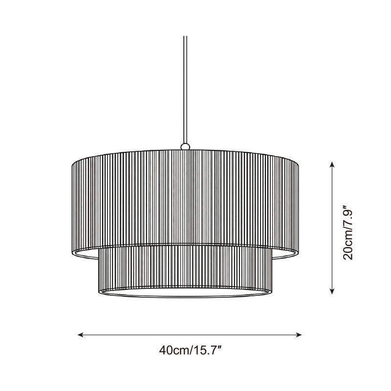 Lorvane Pendant Lamp — Dimension drawings 1