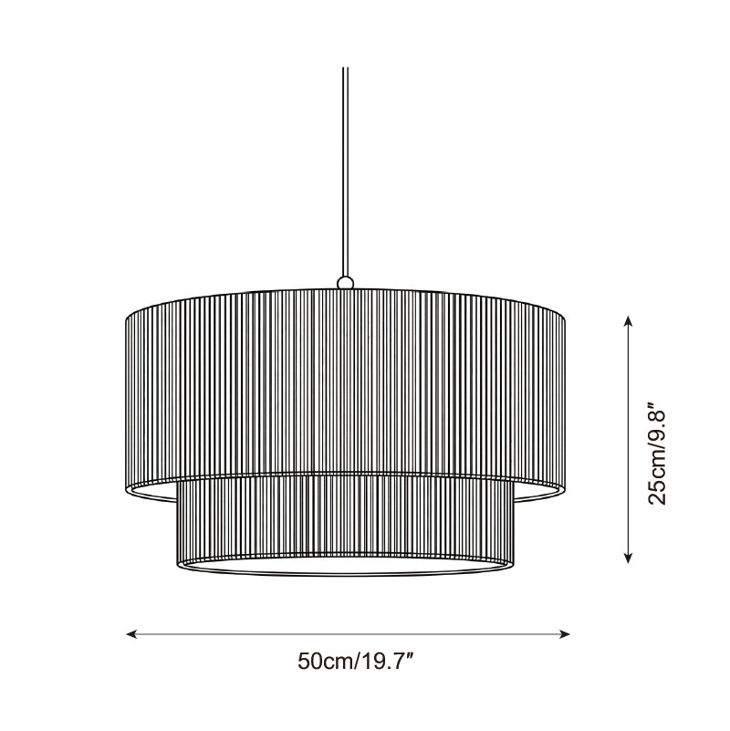 Lorvane Pendant Lamp — Dimension drawings 2