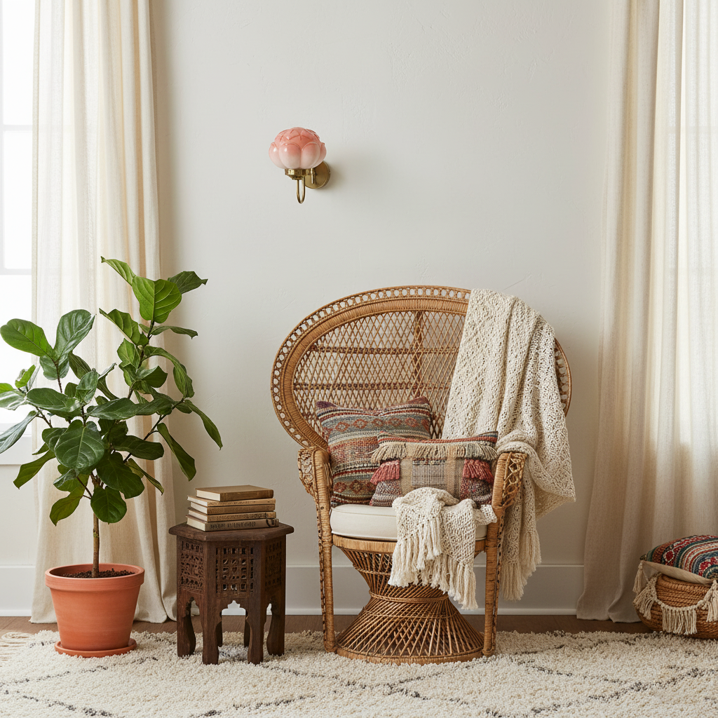 Lotus Flower Wall Lamp