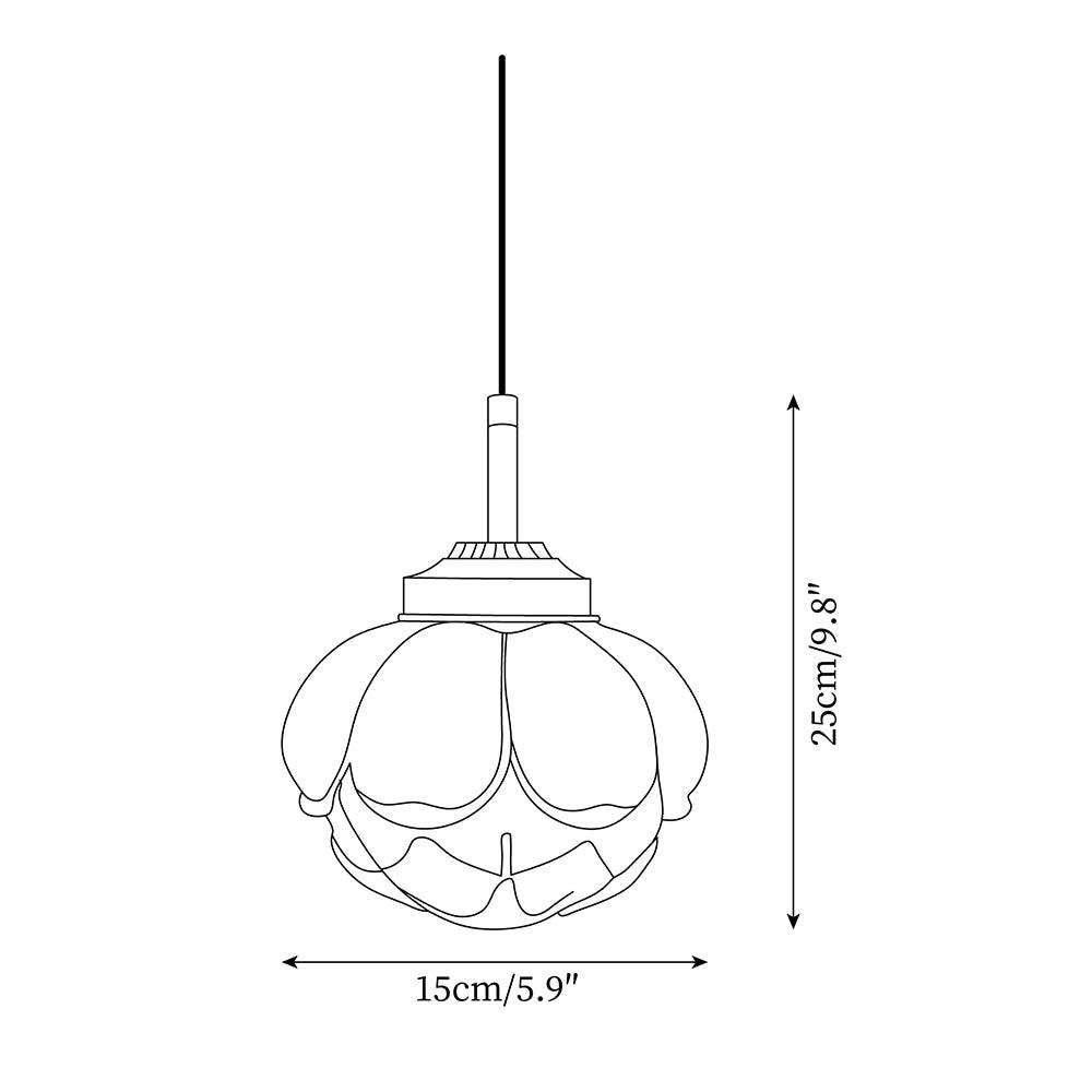 Lotus Flower Pendant Lamp 5.9″- 9.8″ - Docos
