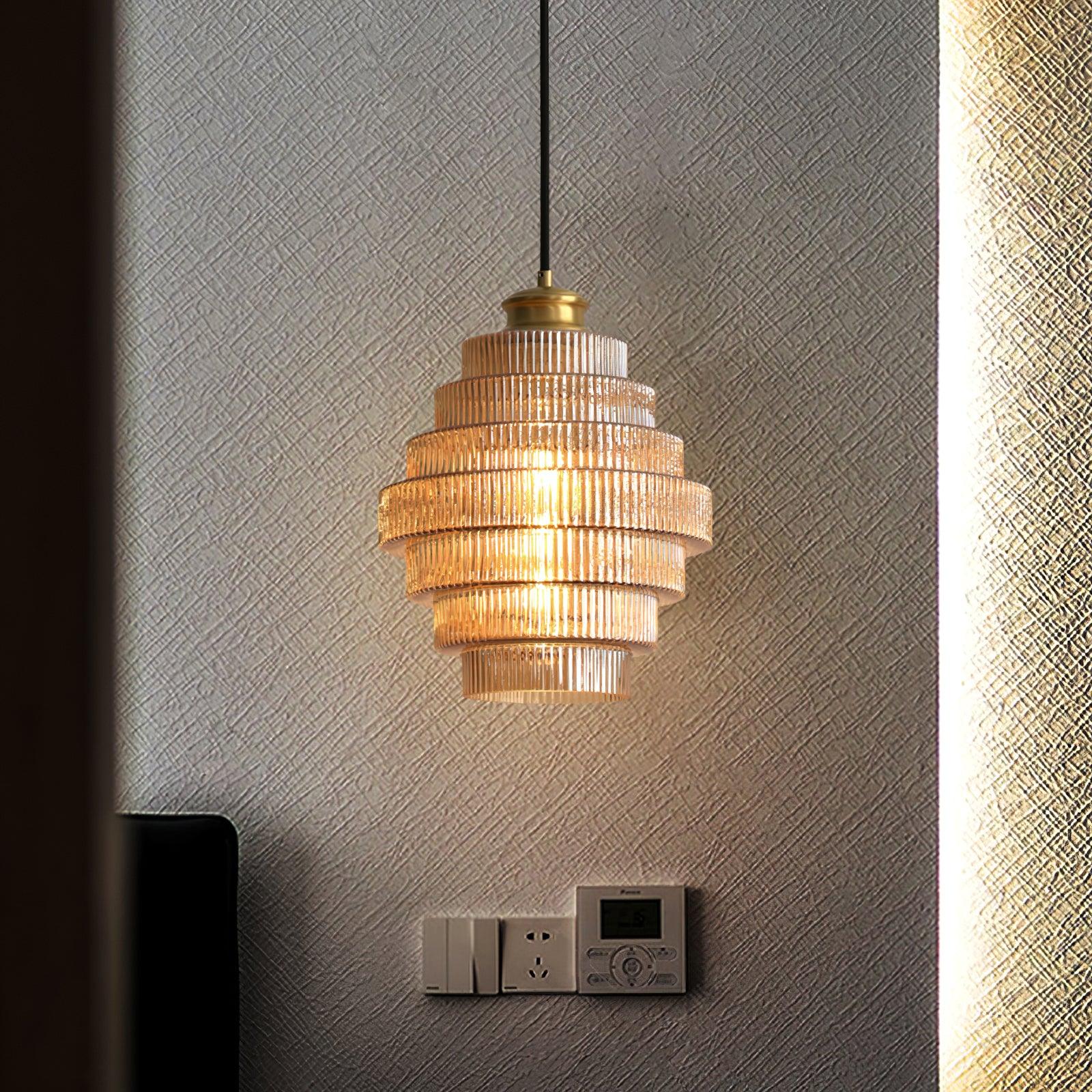 Luella Glass Pendant Lamp 8.6″- 9.8″