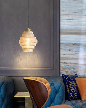 Luella Glass Plug In Pendant Lamp