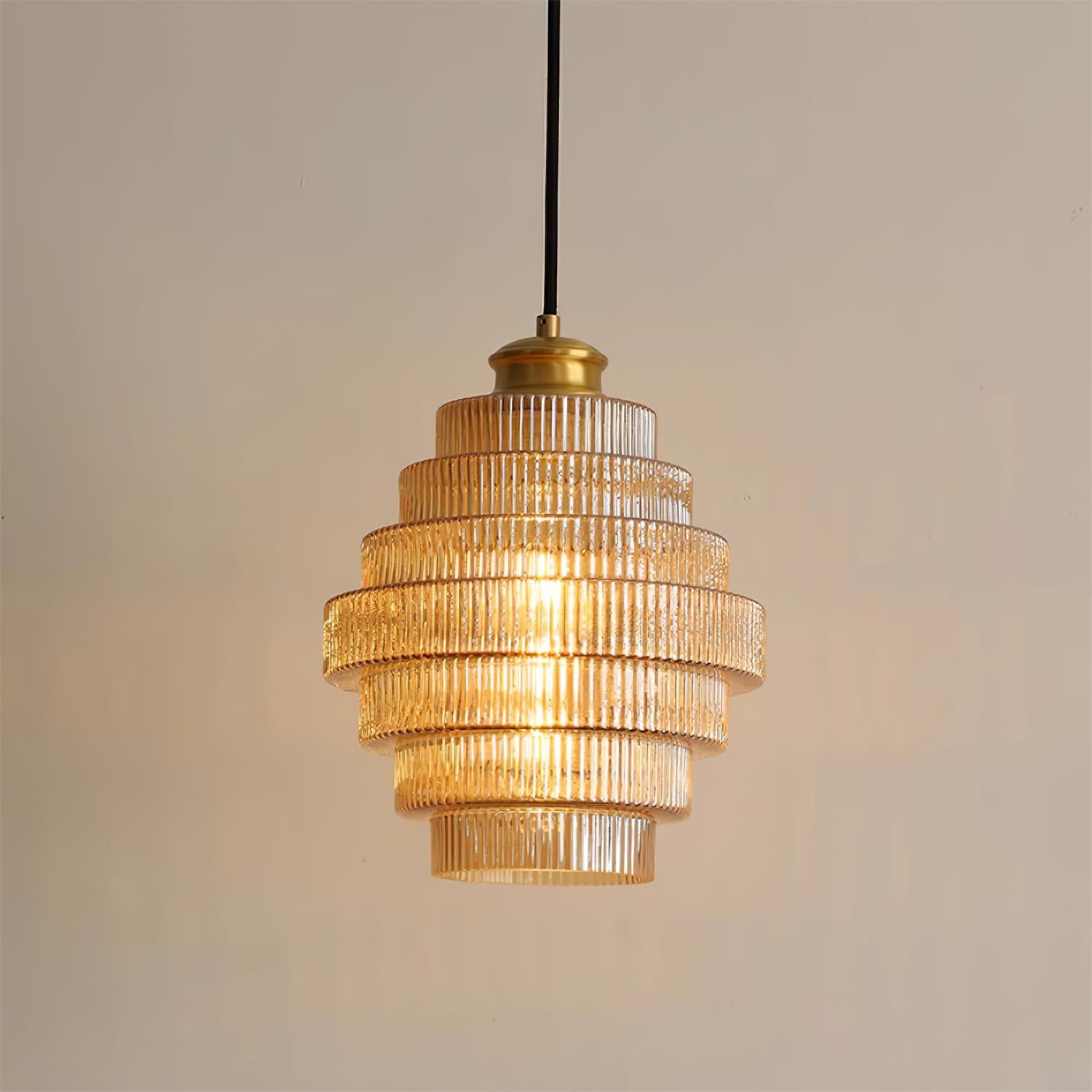 Luella Glass Plug In Pendant Lamp