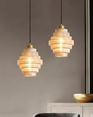 Luella Glass Plug In Pendant Lamp