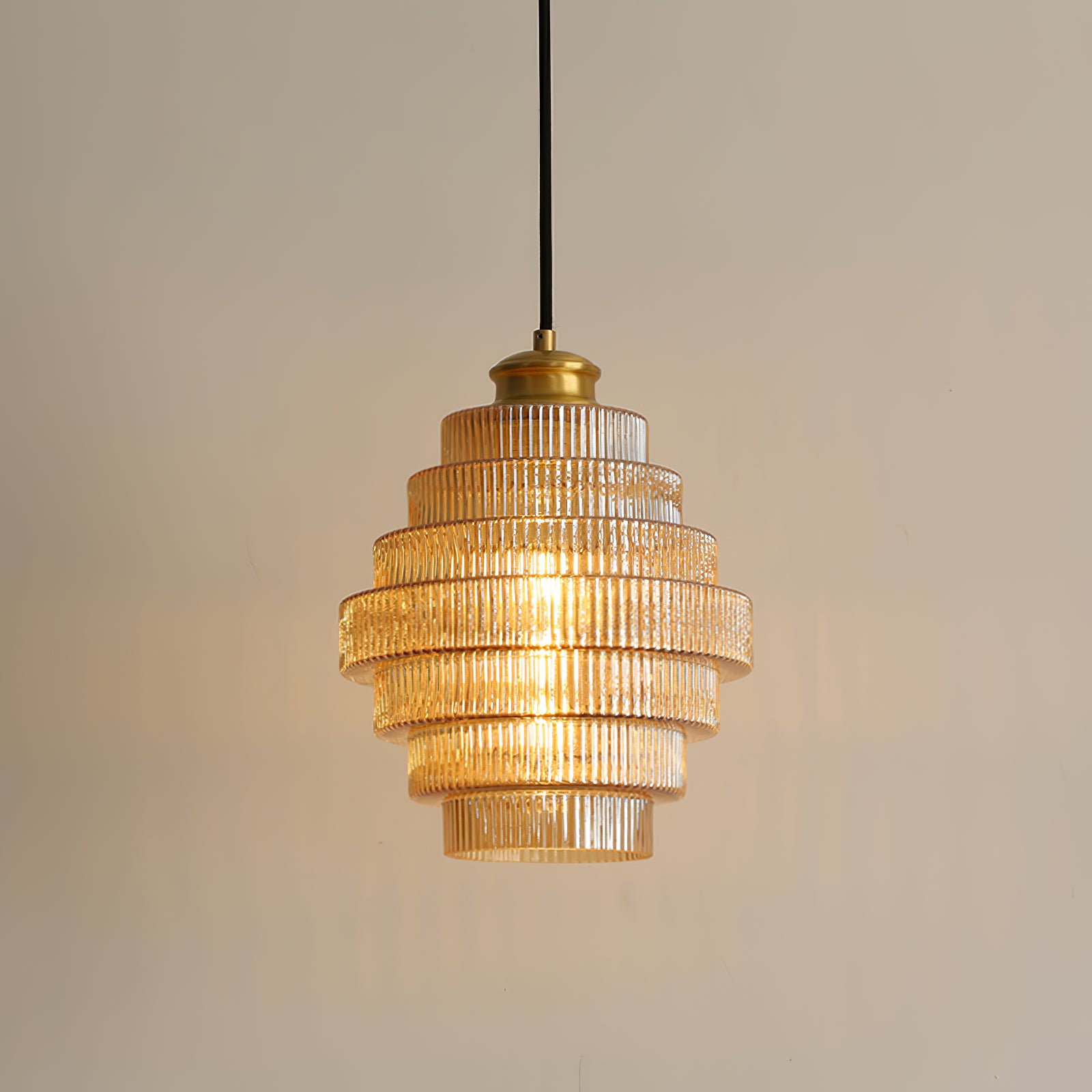 Luella Glass Plug In Pendant Lamp