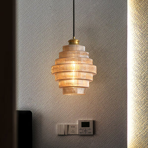 Luella Glass Plug In Pendant Lamp