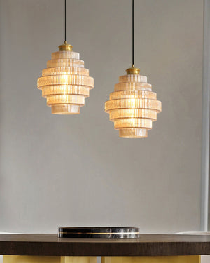 Luella Glass Plug In Pendant Lamp