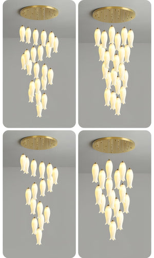 Luma Flora Stairs Chandelier