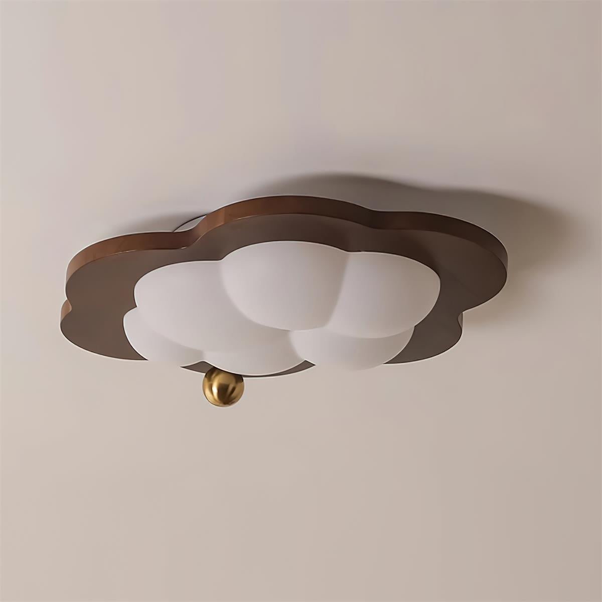 View of Lumi Walnut Ceiling Light - Docos