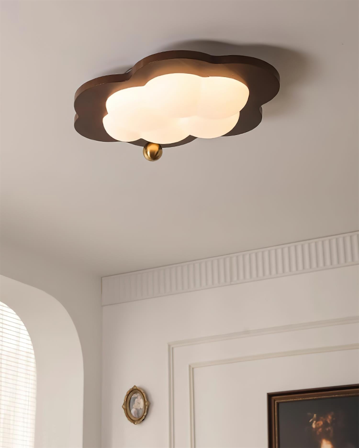 Lumi Walnut Ceiling Light