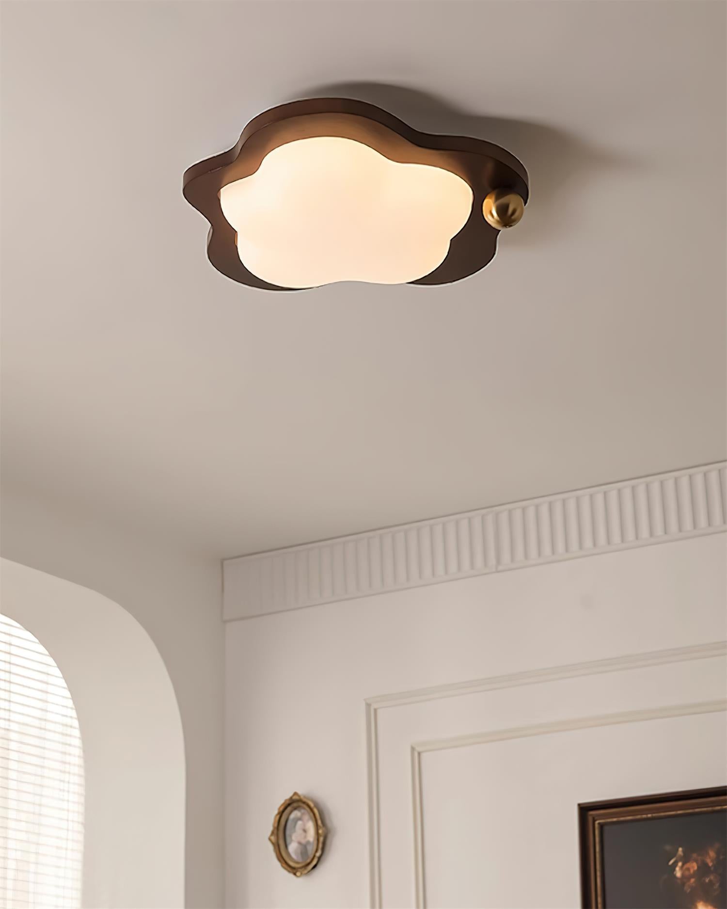 Lumi Walnut Ceiling Light