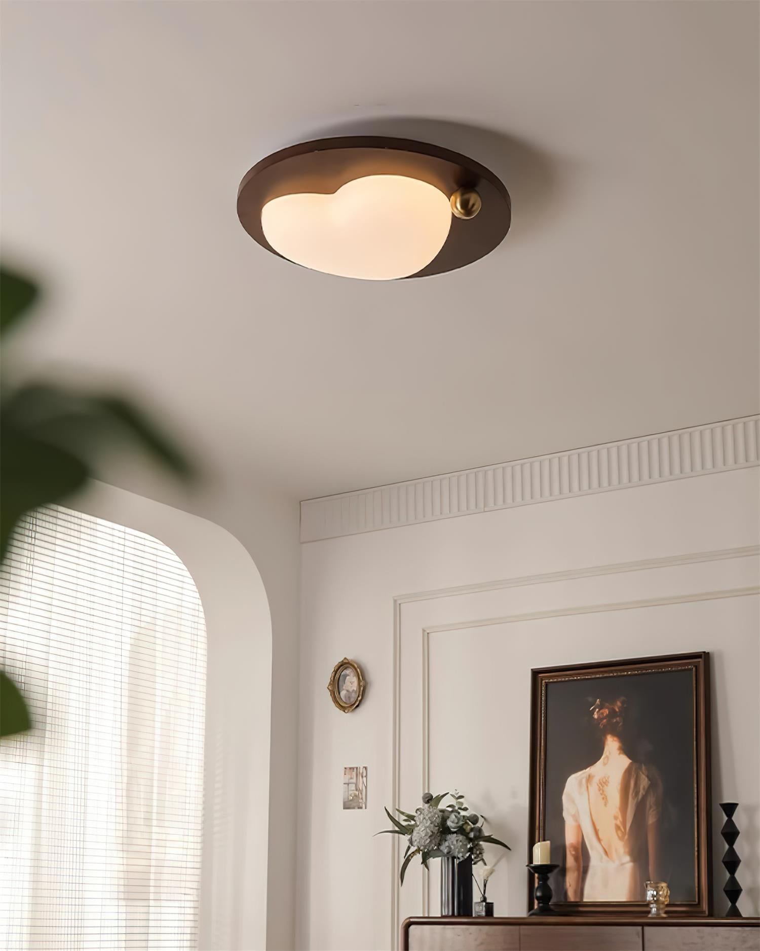 Lumi Walnut Ceiling Light