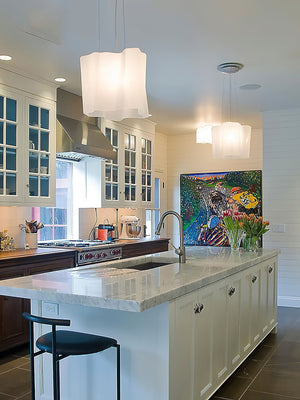 Luminara Glass Chandelier