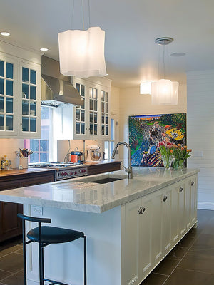 Luminara Glass Chandelier