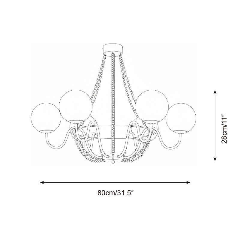 Luminé Arc Chandelier
