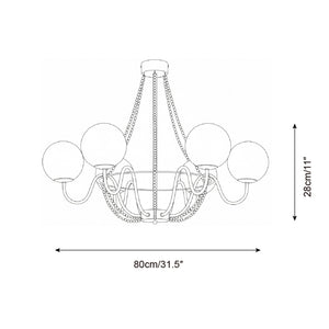 Luminé Arc Chandelier