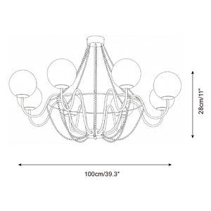 Luminé Arc Chandelier