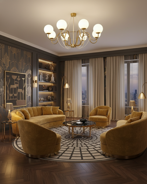 Luminé Arc Chandelier