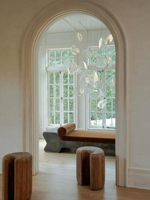 Luminous Glass Petals Pendant Lamp