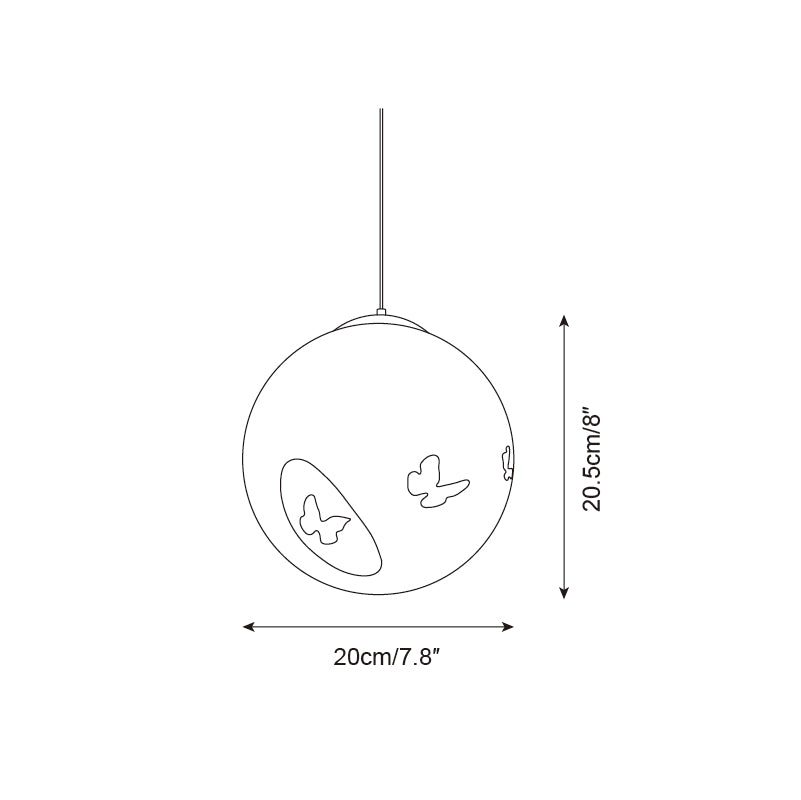 Luna Flutter Pendant Lamp