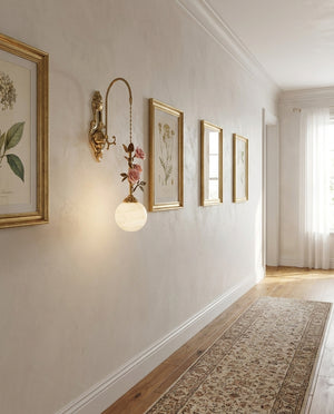 Lunafleur Alabaster Wall Sconce
