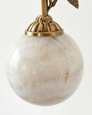 Lunafleur Alabaster Wall Sconce