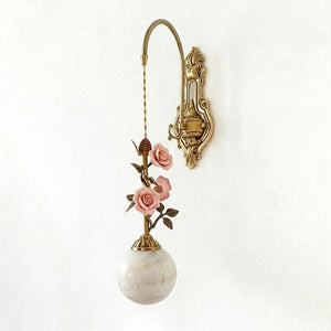 Lunafleur Alabaster Wall Sconce