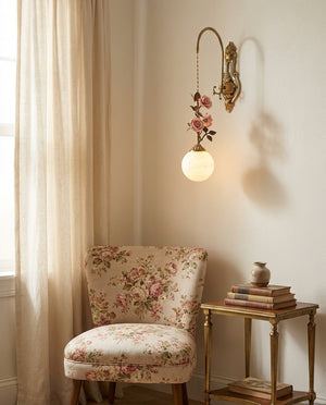 Lunafleur Alabaster Wall Sconce