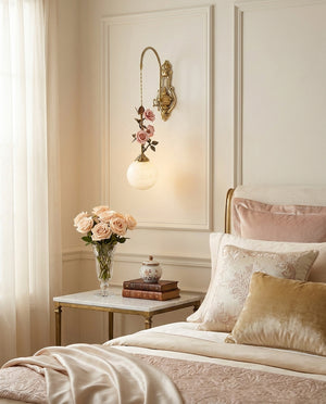 Lunafleur Alabaster Wall Sconce