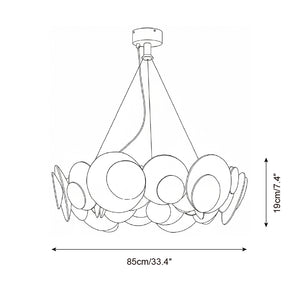 Lunar Medallion Chandelier