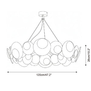 Lunar Medallion Chandelier