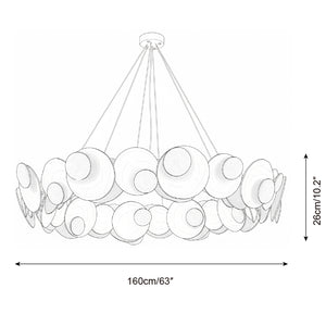 Lunar Medallion Chandelier