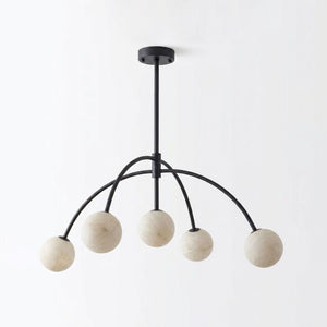 Lunara Alabaster Arc Chandelier