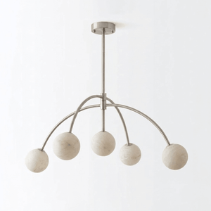 Lunara Alabaster Arc Chandelier
