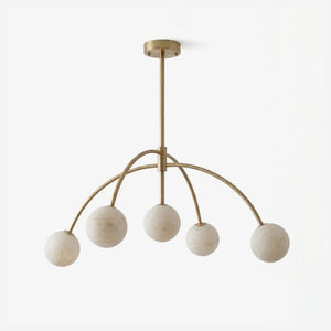 Lunara Alabaster Arc Chandelier