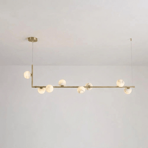 Lunara Alabaster Orb Chandelier