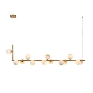 Lunara Alabaster Orb Chandelier