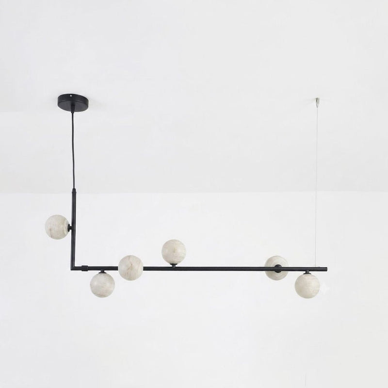 Lunara Alabaster Orb Chandelier – detail 11