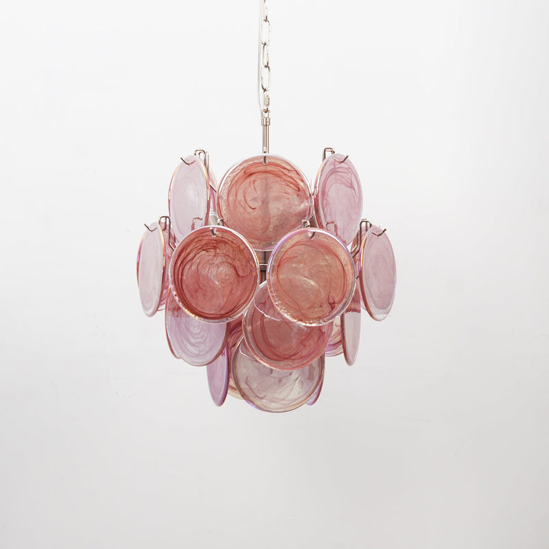 Lunaria Disc Glass Chandelier – detail 12