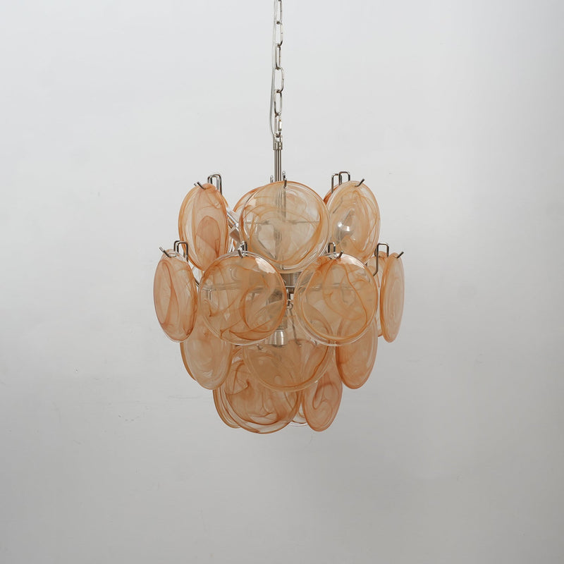 Lunaria Disc Glass Chandelier – detail 16