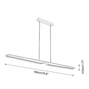 Lunaro Woodline Kroonluchter