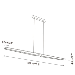 Lunaro Woodline Chandelier