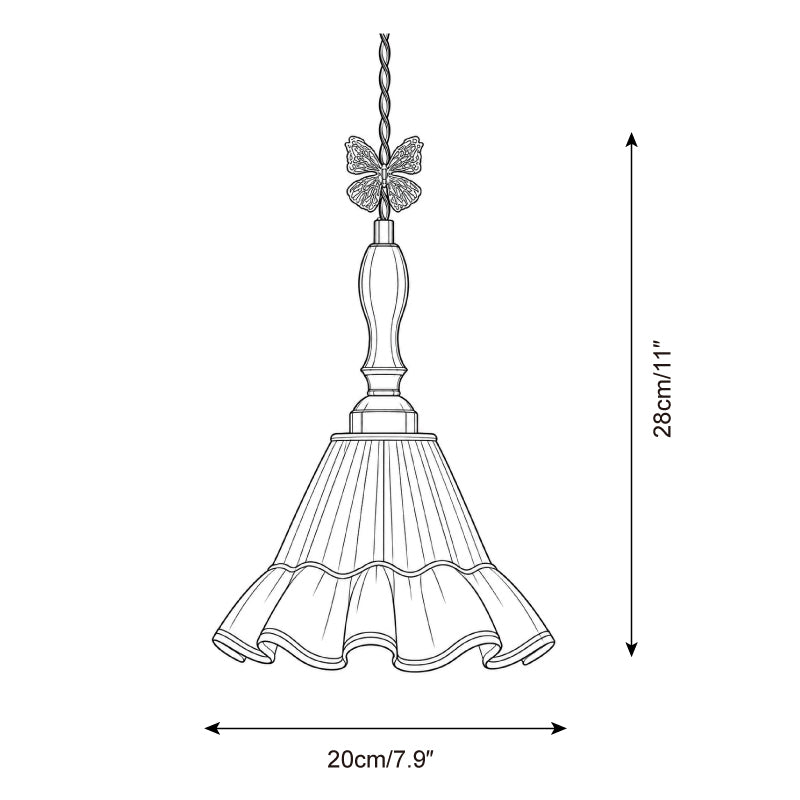 Lunavelle Pendant Lamp — Dimension drawings 1